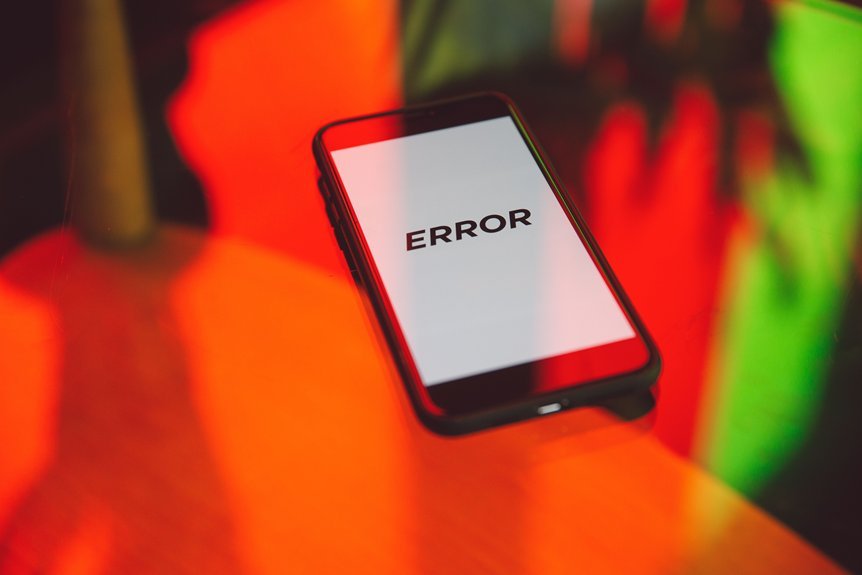 frequent errors 512 764 9161
